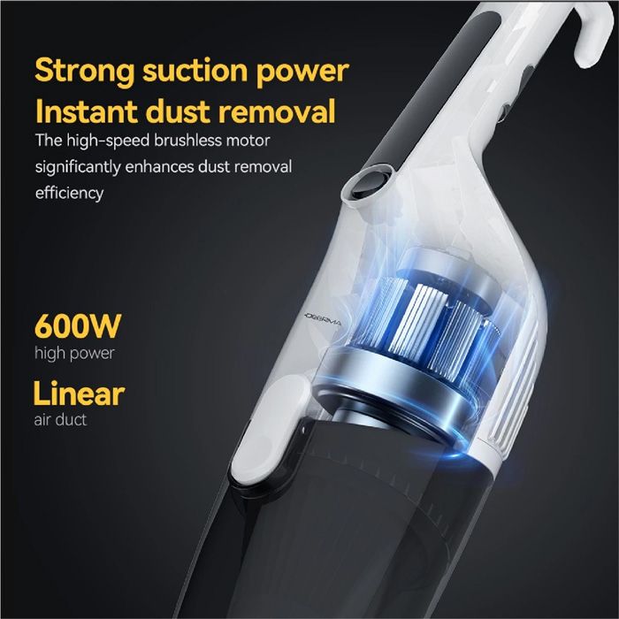 Deerma Vacuum Cleaner Portable Handheld 2 in 1 Silent - DX120 Grey | DX120C Grey